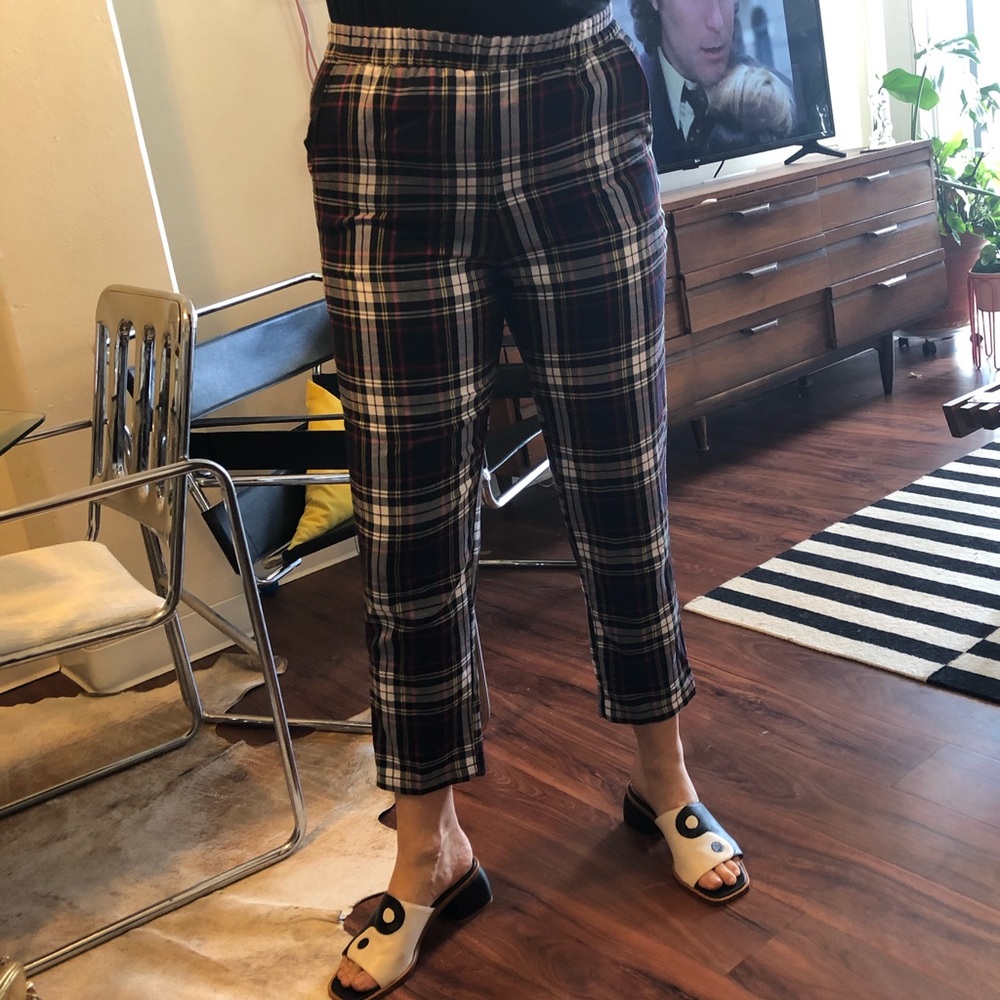 Plaid ASOS Ankle Pants